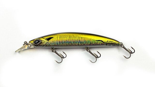 Big Evil Sly Minnow Gold Black 9.5cm. 13gr.