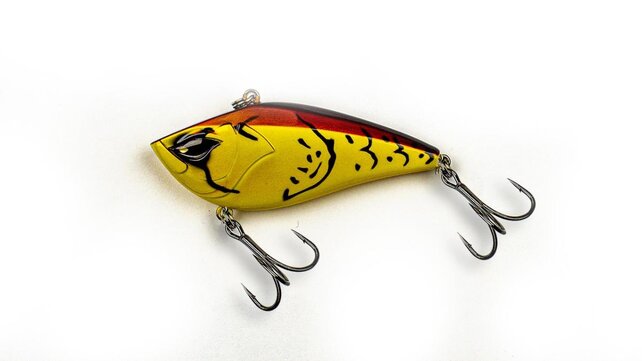 Big Evil Spy Vib Lure Gold Yellow 7cm. 17.5gr.
