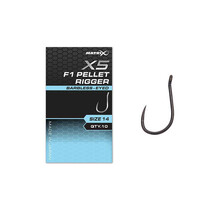 X5 F1 Pellet Rigger Barbless - Eyed