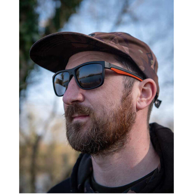 Black Orange Shades-Grey Lense