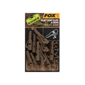 Edges Safety Lead Clip & Pegs Camo