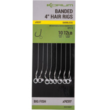 Banded 4" Hair Rigs Barbless
