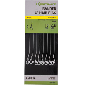 Banded 4" Hair Rigs Barbless