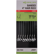 Banded 4" Hair Rigs Barbed