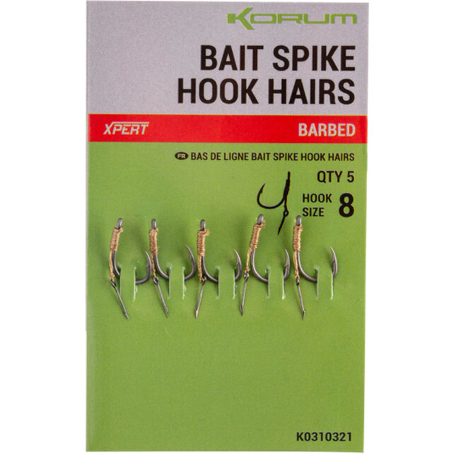 Bait Spike Hook Hairs Barbed
