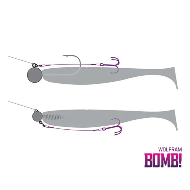 BOMB! Twisto RIGS Wolfram / 3pcs