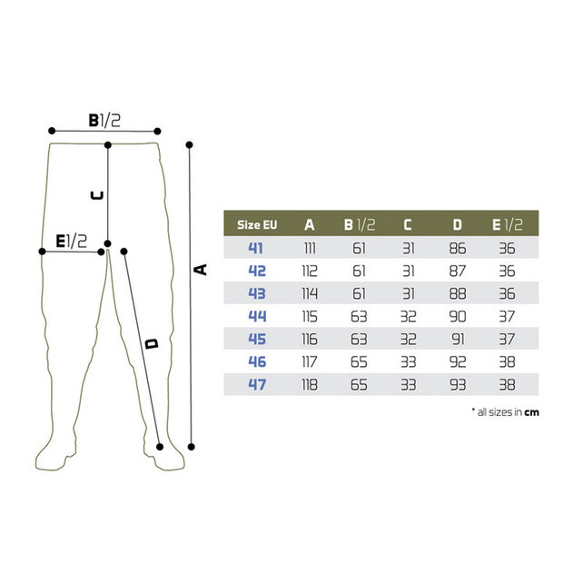 Waist waders HRON Pants