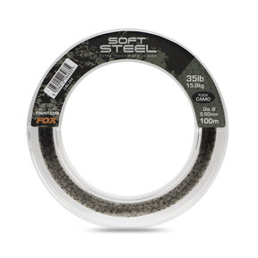 Soft Steel Fleck Mono Leader 80m.