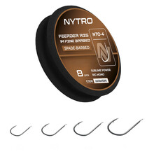 Fine Feeder Rig Barbed 1M