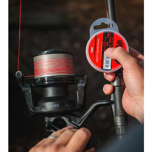 Tapered Braided Leaders Black 3pcs 50lb-20lb