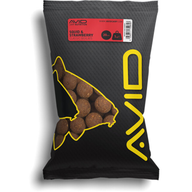 Classic Boilies  Squid & Strawberry 1Kg 20mm