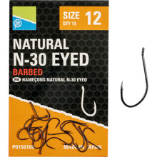 Natural N-30 Eyed Haak 12