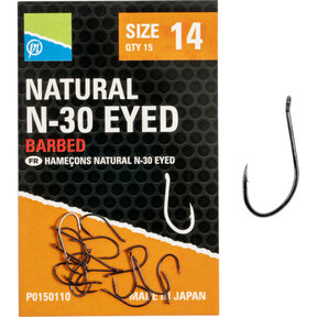Natural N-30 Eyed Haak 14