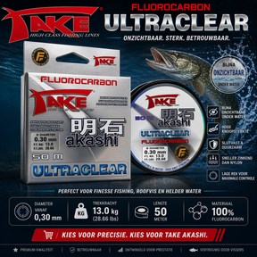 Akashi Ultraclear Fluorocarbon 50mtr.