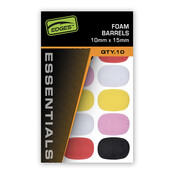 Edges 10x15 mm Foam Barrels - Mixed Colour