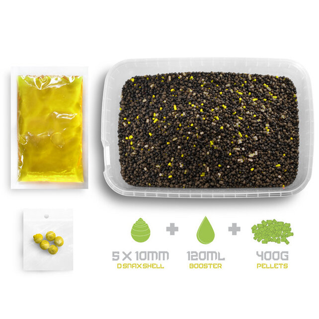 Pellet box Delphin Reaxe Ready&Go /  Ananas Corn
