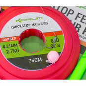 Limitless Quickstop Feeder Hair Rigs Haak:12 Nylon 0.19MM