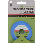 Limitless Quickstop Feeder Hair Rigs Haak: 12 Nylon 0.21MM
