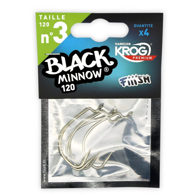 Black Minnow Haak 2/0 Krog Premium