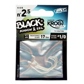 Black Minnow Haak 1/0 Krog Premium