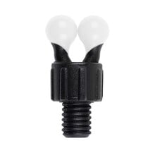 White Bobbin Clip Black Label
