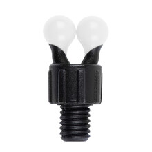 White Bobbin Clip Black Label