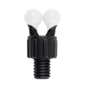 White Bobbin Clip Black Label