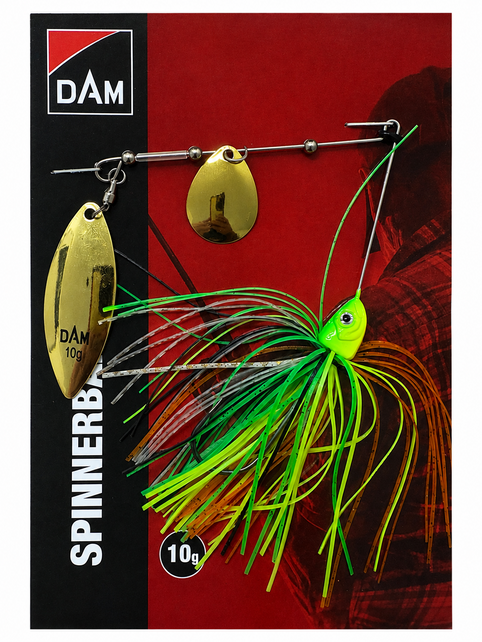 Spinnerbait 10 gram. Firetiger