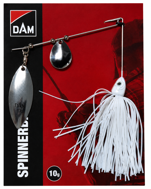 Spinnerbait 10 gram. Pearl White