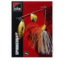 Spinnerbait 10 gram. Gold Orange