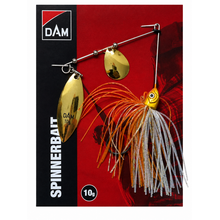 Spinnerbait 10 gram. Gold Orange