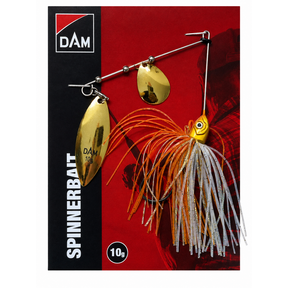 Spinnerbait 10 gram. Gold Orange