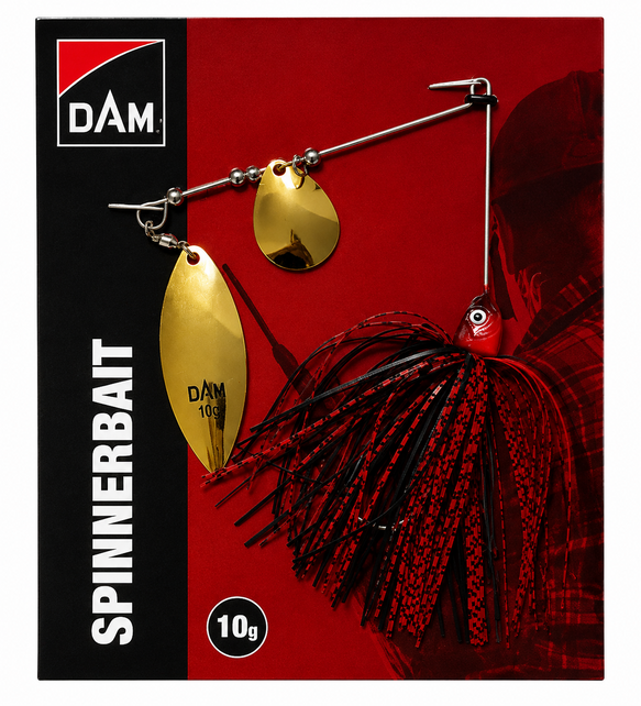 Spinnerbait 10 gram. Red Black