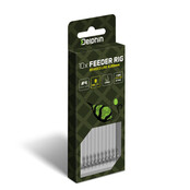 Feeder rig Delphin Braided Spike Haak:4 - 12CM - 0.20MM