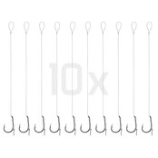 Feeder rig Delphin Fluoro Spike Haak : 4 - 12CM - 0.30MM