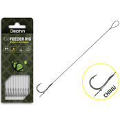Feeder rig Delphin Braided Spike Haak:6 - 12CM - 0.20 MM