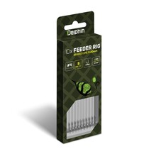 Feeder rig Delphin Braided Spike Haak:8 - 12CM - 0.14 MM