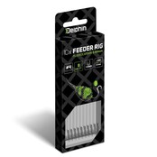 Feeder rig Delphin Fluoro Spike Haak : 6 - 12CM - 0.26MM