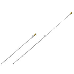 Stalen telescopische bankstick