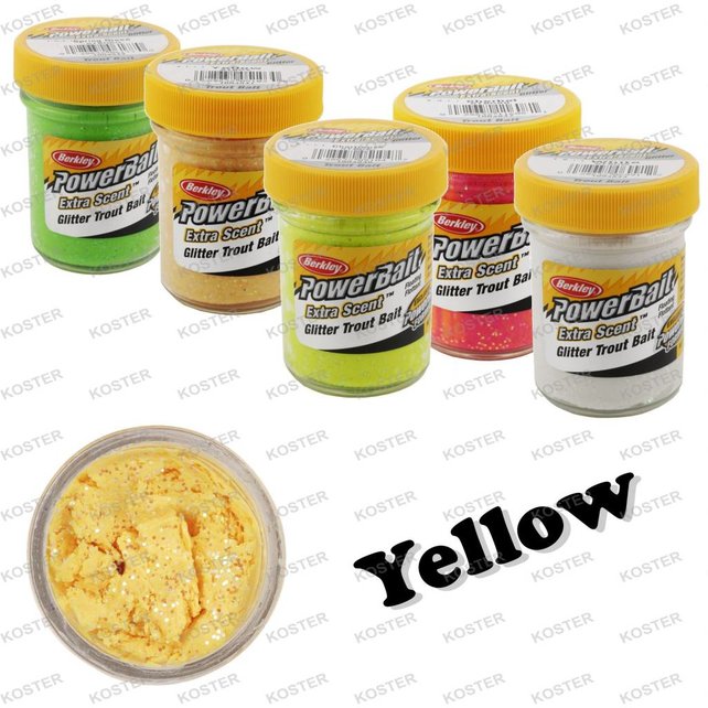 PowerBait Glitter Yellow