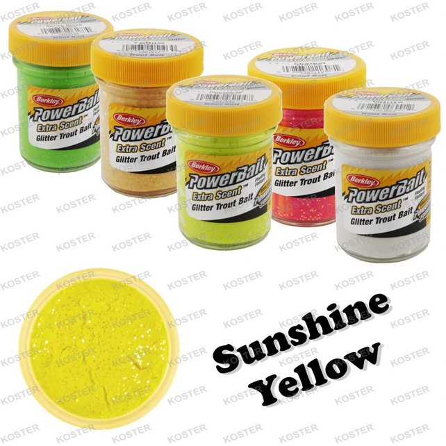 PowerBait Glitter Sunshine Yellow