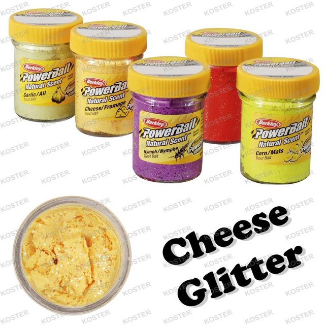 PowerBait Natural Scent Cheese Glitter
