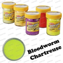 PowerBait Natural Scent Bloodworm Chartreuse