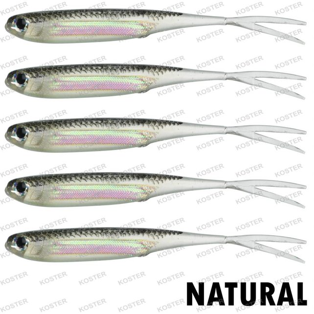 PowerBait Drop Shot Minnow Kleur: Ayu, Lengte: 10.0 cm., Inhoud: 4 Stuks
