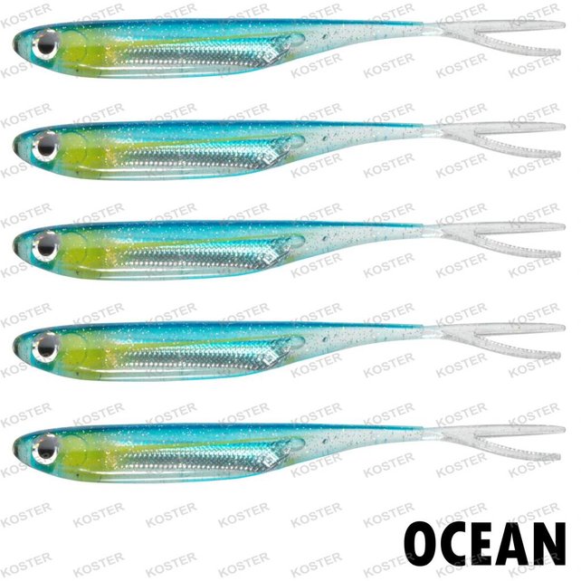 PowerBait Drop Shot Minnow Kleur: Ayu, Lengte: 10.0 cm., Inhoud: 4 Stuks