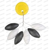 Trout Master Pilot Float Rugby Black/White Trout Master Pilot Float Rugby Black/White