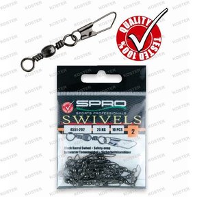 Swivels Tonwartel Met Safety Snap