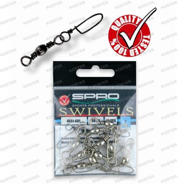 Swivels Tonwartel Met Coastlock Speld