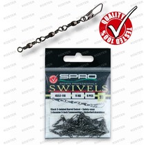 Swivels 3-Jointed Wartel Met Safety Snap