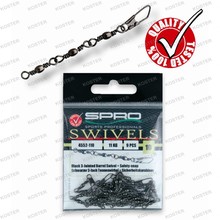 Swivels 3-Jointed Wartel Met Safety Snap